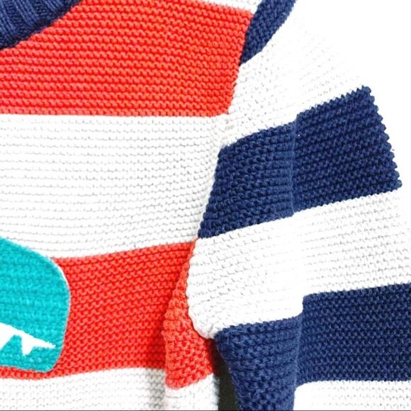 Marks and Spencer Dinosaur Christmas Tree Striped Sweater - Picture 3 of 9